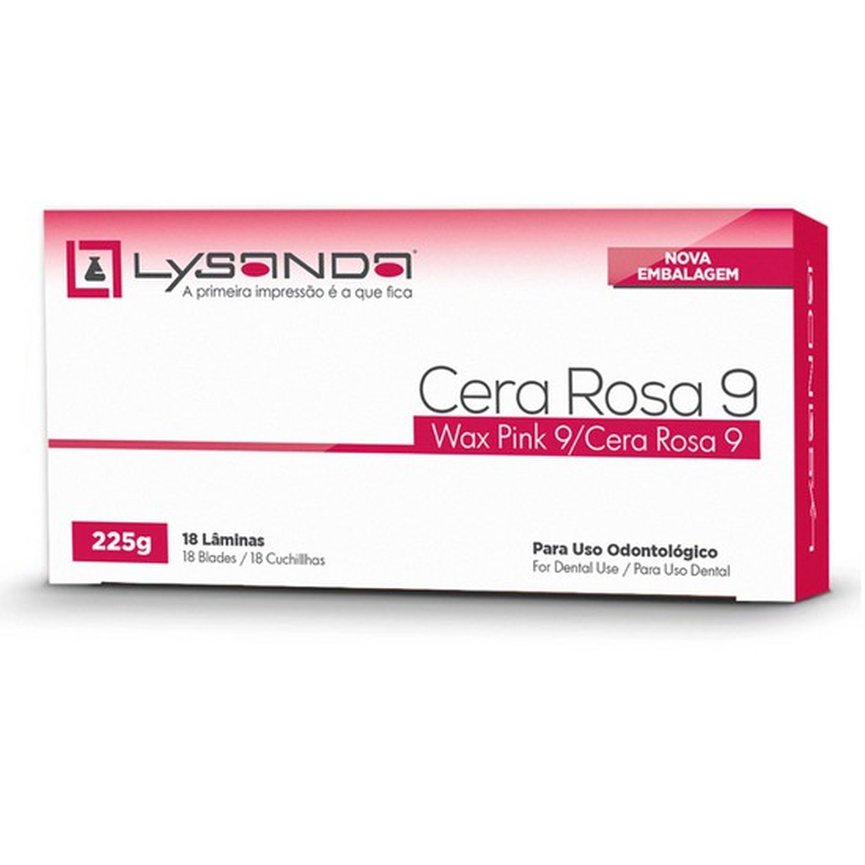 cera rosa 9 lysanda 18 unidades
